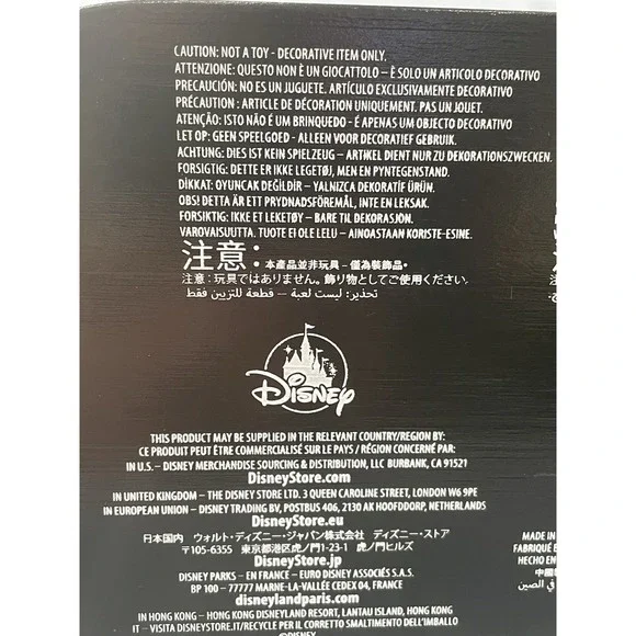 NEW Walt Disney Parks Wooden Minnie Mouse Head Shaped Mirror & Trinket Holder